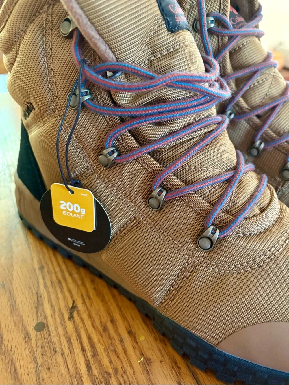 Columbia Fairbanks Omni-Heat Men's Tan/Brown Waterproof Boots - Size 12